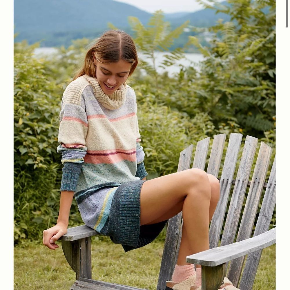 Anthropologie Daily Practice Turtleneck Sweater Dress